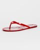 Black Suede Studio Black Suede Studio Crystal Jelly Flip Flops Red Stripe - 2