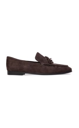 Black Suede Studio Black Suede Studio Finn Suede Loafers