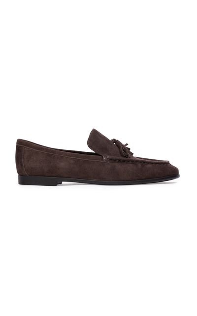 Black Suede Studio Black Suede Studio Finn Suede Loafers
