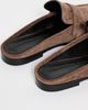 Black Suede Studio Black Suede Studio Gabby Mules Brown Croc Suede - 4