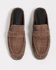 Black Suede Studio Black Suede Studio Gabby Mules Brown Croc Suede - 5