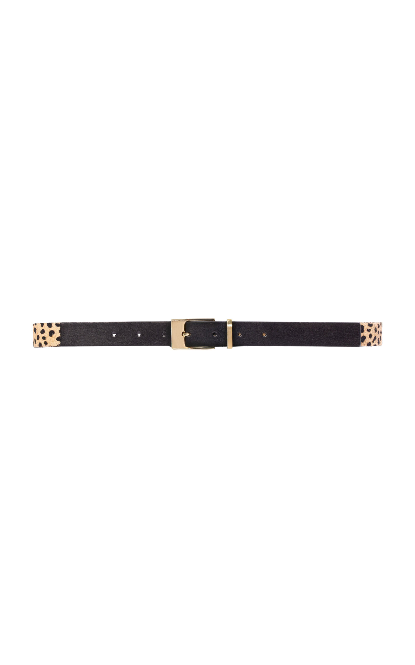 Black Suede Studio Black Suede Studio Legend Cheetah Pony Hair Belt