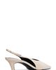 BLACK SUEDE STUDIO BLACK SUEDE STUDIO Lou Slingback Pointed Toe Kitten Heel Pump - 3