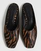 Black Suede Studio Black Suede Studio Lucia Flats Brown Zebra Pony Hair - 2