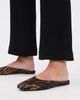 Black Suede Studio Black Suede Studio Lucia Flats Brown Zebra Pony Hair - 3