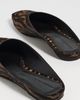 Black Suede Studio Black Suede Studio Lucia Flats Brown Zebra Pony Hair - 4
