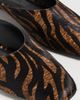 Black Suede Studio Black Suede Studio Lucia Flats Brown Zebra Pony Hair - 6