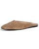 Black Suede Studio Black Suede Studio Lucia Slip On Flats Latte Suede - 1