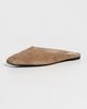 Black Suede Studio Black Suede Studio Lucia Slip On Flats Latte Suede - 5