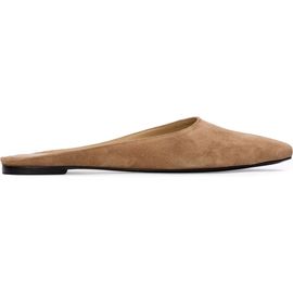 BLACK SUEDE STUDIO BLACK SUEDE STUDIO Lucia Suede Backless Ballerina