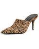 Black Suede Studio Black Suede Studio Mesa 80 Heels Camel Dotted Cheetah Pony Hair - 1