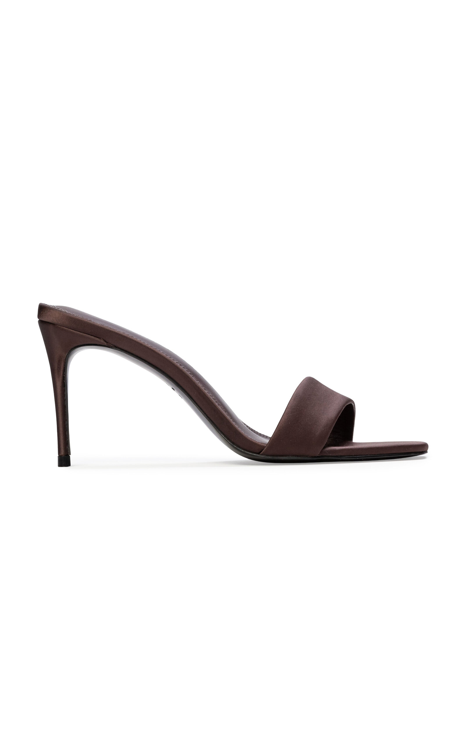 Black Suede Studio Black Suede Studio Naomi Satin Mules