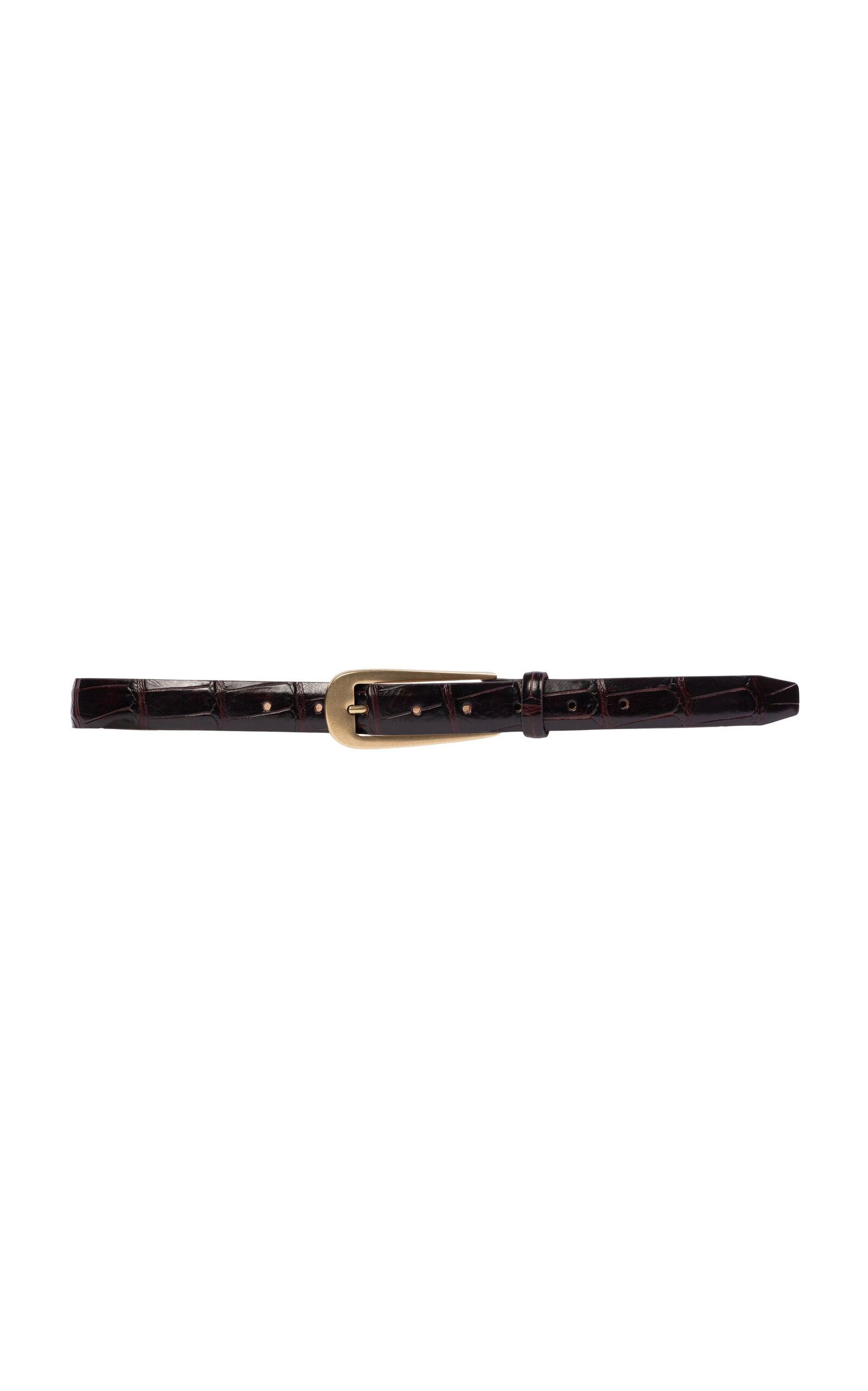 Black Suede Studio Black Suede Studio Orly Leather Belt
