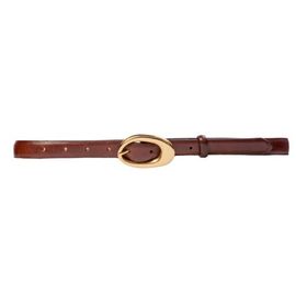 BLACK SUEDE STUDIO BLACK SUEDE STUDIO Oval Zebra Belt