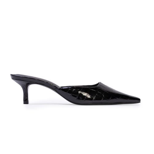 BLACK SUEDE STUDIO BLACK SUEDE STUDIO Riley 50 Croc Pump
