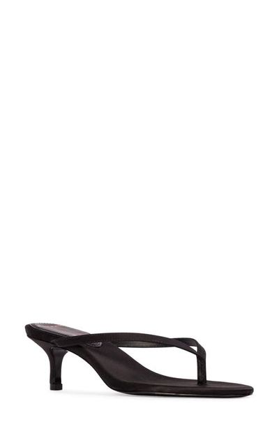 BLACK SUEDE STUDIO BLACK SUEDE STUDIO Tash Kitten Heel Flip Flop