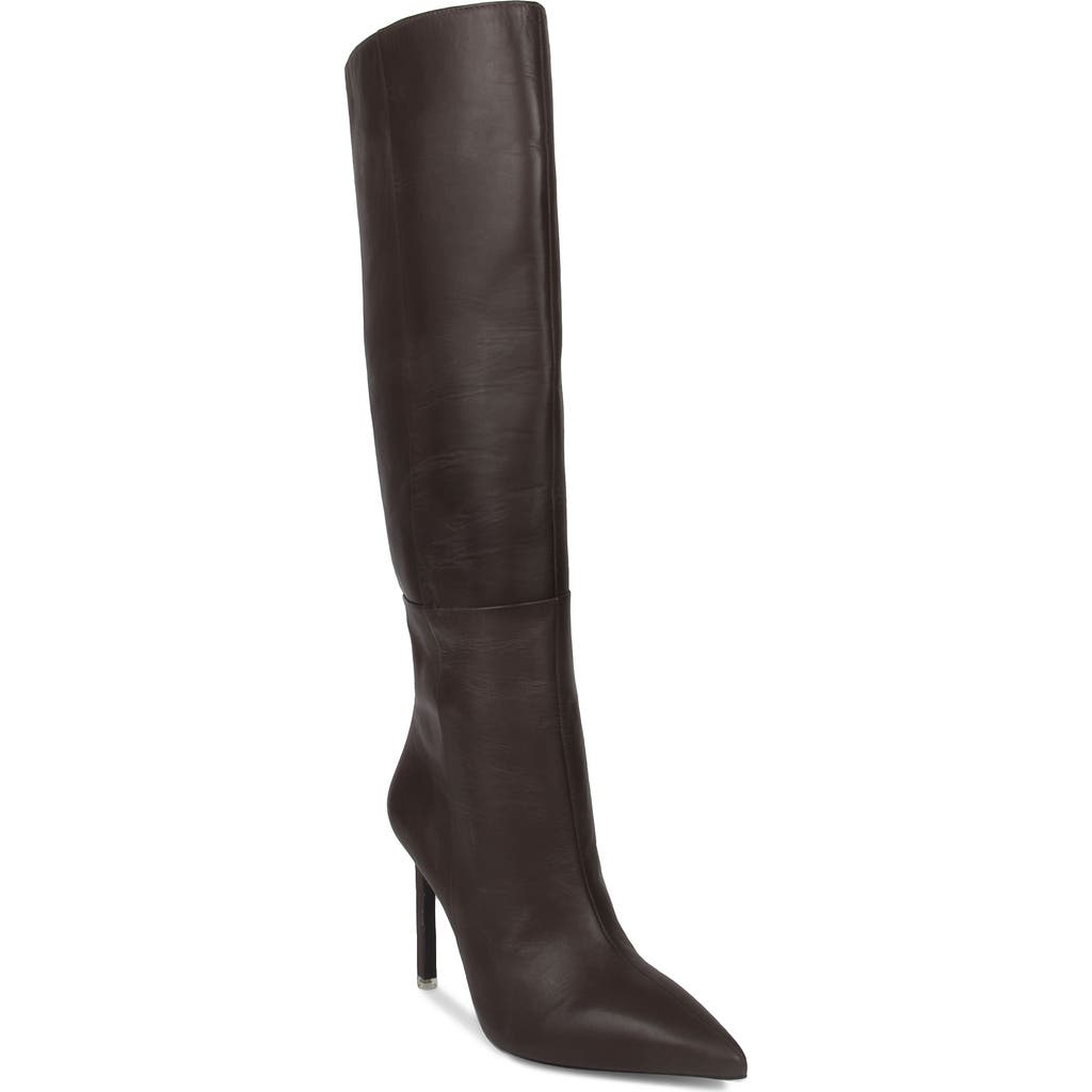 BLACK SUEDE STUDIO BLACK SUEDE STUDIO Taylor Croc Embossed Pointed Toe Boot