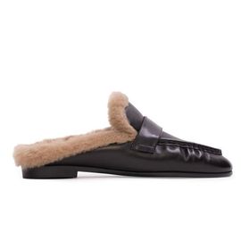 BLACK SUEDE STUDIO BLACK SUEDE STUDIO Theo Backless Loafer