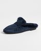 Black Suede Studio Black Suede Studio Theo Loafers Midnight Suede/Wool Shearling - 2