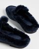 Black Suede Studio Black Suede Studio Theo Loafers Midnight Suede/Wool Shearling - 4