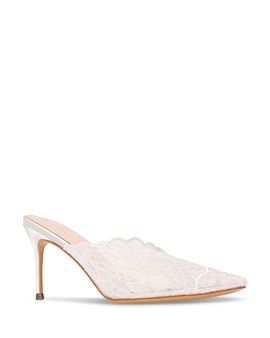 Black Suede Studio Black Suede Studio Women's Ash 80 Lace Mules