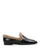Black Suede Studio Black Suede Studio Women's Classic Shearling & Wool Lined Loafers - 3