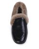 Black Suede Studio Black Suede Studio Women's Classic Shearling & Wool Lined Loafers - 4