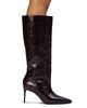 Black Suede Studio Black Suede Studio Women's Kath 80 Pointed Toe Knee High Boots - 2