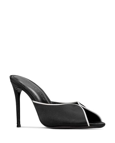 Black Suede Studio Black Suede Studio Women's Open Toe Pumps