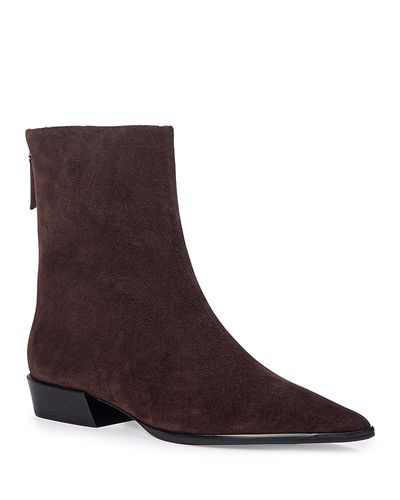 Black Suede Studio Black Suede Studio Women's Pointed Toe Ankle Boots
