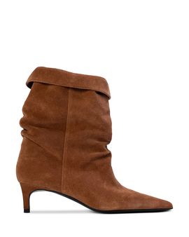 Black Suede Studio Black Suede Studio Women's Pointed Toe Slouch Boots