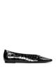 Black Suede Studio Black Suede Studio Women's Snip Toe Ballet Flats - 3