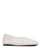 Black Suede Studio Black Suede Studio Women's Sonia Woven Leather Ballerina Flats - 1