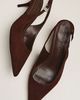Black Suede Studio Branca 65 Kitten Heels - 1