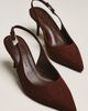 Black Suede Studio Branca 65 Kitten Heels - 2