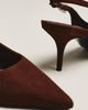Black Suede Studio Branca 65 Kitten Heels - 3