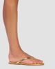 Black Suede Studio Women's Alaya Metallic Sandals - 5