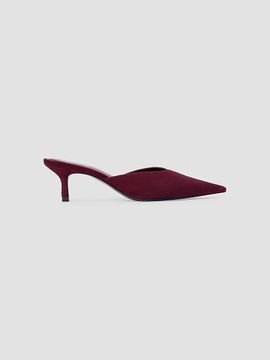 Black Suede Studio Women's Analisa 50MM Mules