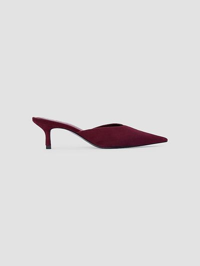 Black Suede Studio Women's Analisa 50MM Mules