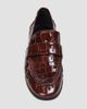 Black Suede Studio Women's Arrow Croc Loafers - 3