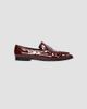 Black Suede Studio Women's Arrow Croc Loafers - 6