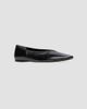 Black Suede Studio Women's Ayra Leather Ballerinas - 2