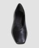 Black Suede Studio Women's Ayra Leather Ballerinas - 3