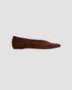 Black Suede Studio Women's Ayra Suede Ballerinas - 6