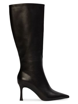 Black Suede Studio Women's Draya 80MM Knee-High Boots