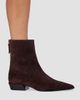 Black Suede Studio Women's Esme 30MM Suede Boots - 5