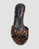 Black Suede Studio Women's Freddie 70MM Pony Hair Mules - 3