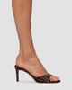 Black Suede Studio Women's Freddie 70MM Pony Hair Mules - 5