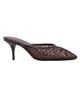 Black Suede Studio Women's Giuly 65MM Mules - 2
