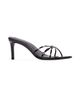 Black Suede Studio Women's Jaya 70MM Mule Sandals - 2